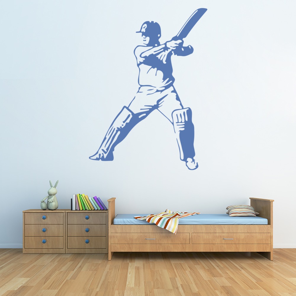 Batsman Cricket Wall Sticker | Icon Wall Stickers